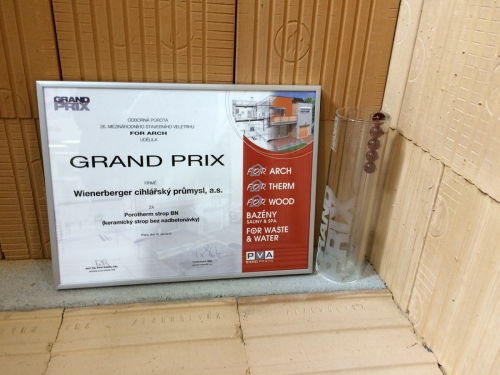 Obr. 10: Ocenění Grand Prix FOR ARCH 2015