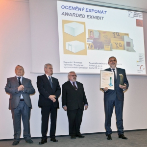 Zlatou medaili přebral za společnost Xella CZ vedoucí prodeje Boris Rada 