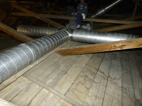 Obr. 2: Termosanace pomocí mobilních ohřívačů