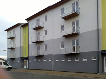 Desky fermacell na bytovém projektu GARDEN PARK Kladno-Kročehlavy
