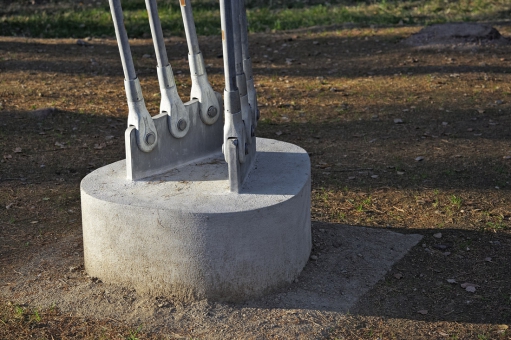 Obr, 16: Patka ukotvení ocelových táhel