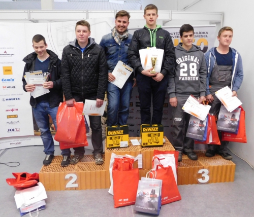 Stupně vítězů v kategorii truhlář