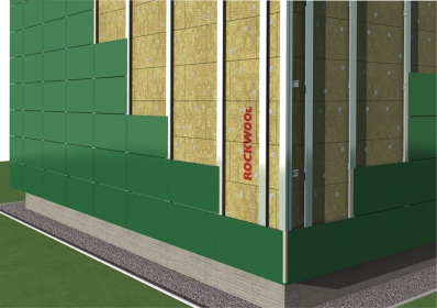 Provětrávaný zateplovací systém s aplikaci fasádní izolační desky VENTI MAX