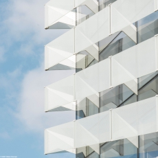 Skla AGC na barcelonském mrakodrapu Torre Puig