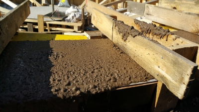 Detail barevného betonu COLORCRETE