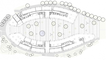 Obr. 3: Celkový půdorys 1. NP