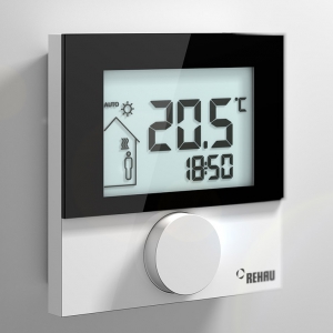 Prostorový termostat REHAU NEA pro systémy plošného vytápění a chlazení