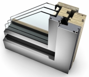 Hliníkový plášť Home pure – splňuje nároky na moderní styl s rovnými liniemi a umožňuje vytvářet prosvětlené prostory.