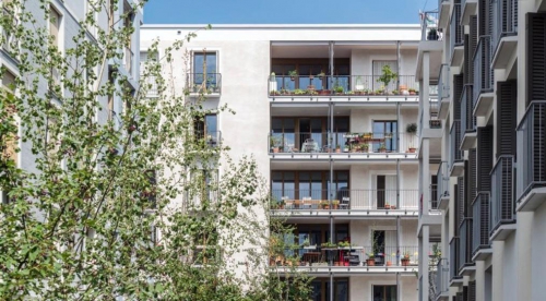 Obytný soubor Cluster, Curych, Švýcarsko, foto Johannes Marburg