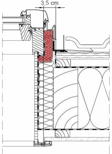 Obr. 3: Zateplovací blok Roto Designo R4/R7