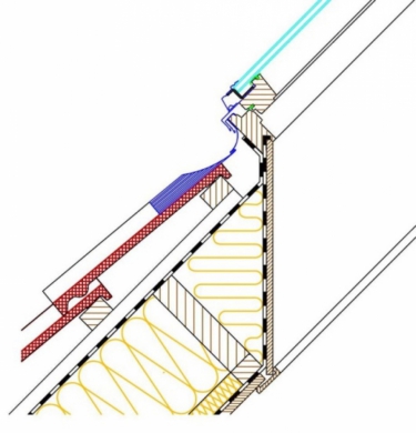 Obr. 6: Chybná montáž – nezateplené ostění