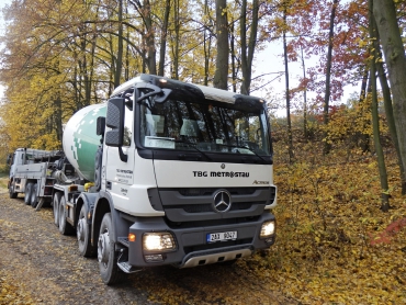 Obr. 3: Čerpání betonu