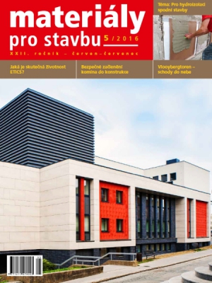 Materiály pro stavbu 5/2016