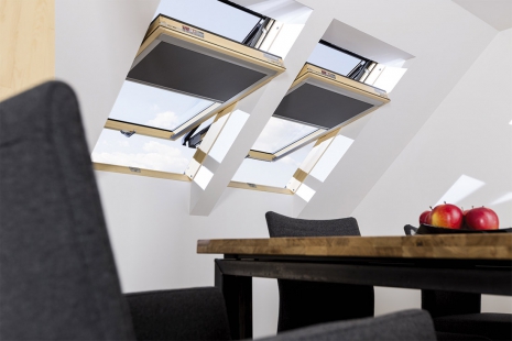 Střešní okna FAKRO určená pro výměnu starých střešních oken za nová
