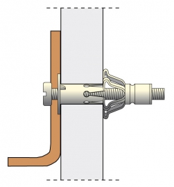 Obr. 2a: Kotva kovová Molly 8 mm