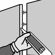 Obr. 4: Hospodárná lepená spára