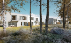 Modřanský Háj, rodinné domy F – vizualizace