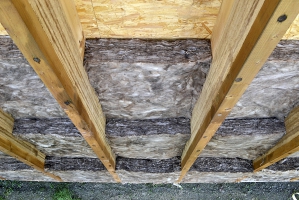 Obr. 12: Izolace stěn ekologicku minerální izolací