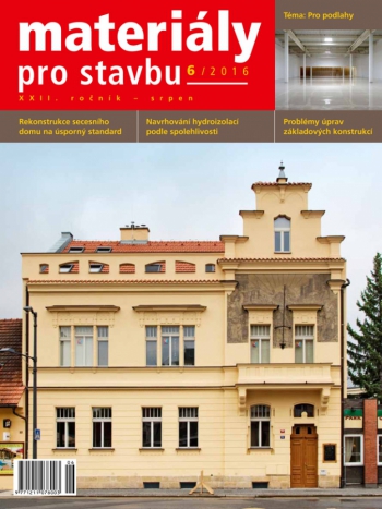 Materiály pro stavbu 6/2016