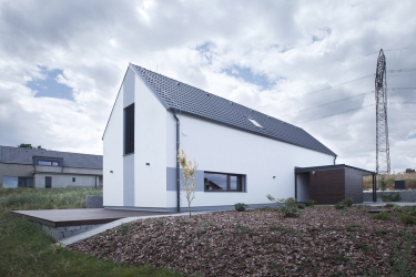 Vzorový pasivní dům, Chelčice, realizace CB Building, s. r. o. (foto Markéta Černá)