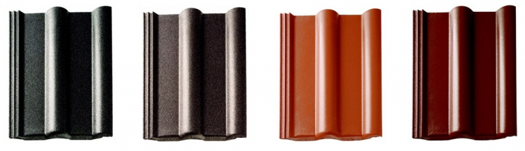 Betonová taška Classic STAR v novém barevném provedení: granit metalic, mocca metalic, terracotta, kaštanová