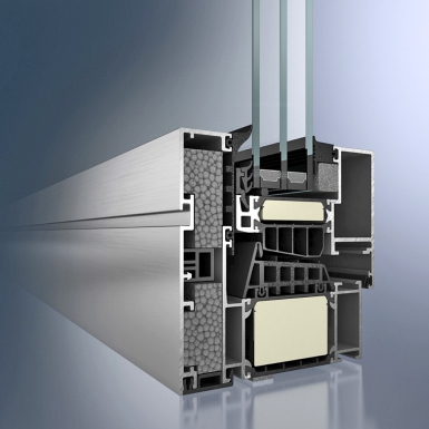 Ilustrační foto vložené redakcí – hliníkový okenní systém pro pasivní dům (foto archiv firmy Schüco)