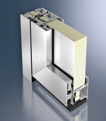 Ilustrační foto vložené redakcí – tepelně izolovaný hliníkový dveřní systém (foto archiv firmy Schüco)