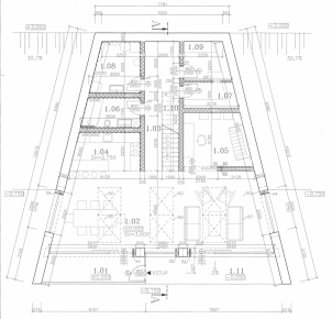 Obr. 2c: Matěj Ševela ze SŠ stavební Jihlava – projekt aktivního rodinného domu