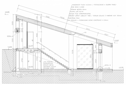 Obr. 2d: Matěj Ševela ze SŠ stavební Jihlava – projekt aktivního rodinného domu