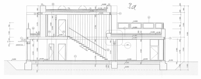 Obr. 3d: Eliška Dudáková ze SPŠ stavební České Budějovice – projekt rodinného domu na určeném pozemku