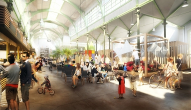 Rekonstrukce Staroměstské tržnice (zdroj www.karlinblok.cz)