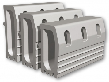 Tři výškové profily 305, 385 a 480 mm