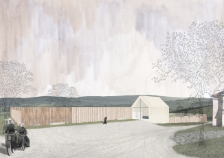 Zvláštní cena společnosti Cegra – Anna Koukolová (FA ČVUT v Praze): Klášter s domovem pro seniory