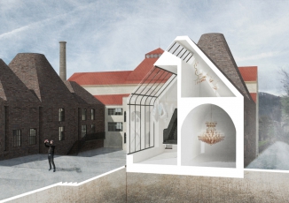 Zvláštní cena Českých center – Tereza Šváchová (FA ČVUT v Praze): Skleněný dům