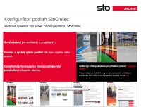 Konfigurator podlahových systémů StoCretec