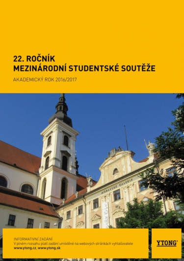 Xella vyhlásila další ročník architektonické soutěže pro studenty