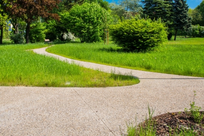 Technologie GRANISOL pro vymývaný beton při revitalizaci vsetínského parku
