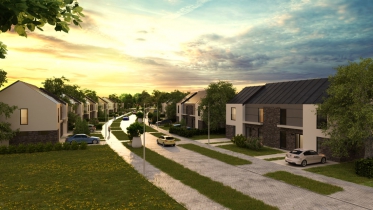 Rezidenční projekt Modrý Platan – vizualizace