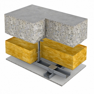 Obr. 5: Podhled s deskami Powerpanel H2O na kovové konstrukci