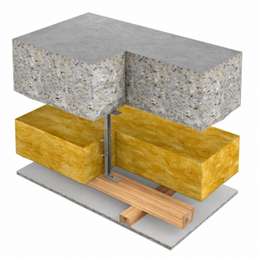 Obr. 5: Podhled s deskami Powerpanel H2O na dřevěné konstrukci