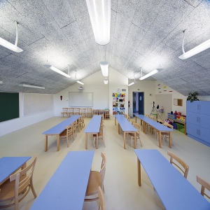 Učebna v podkroví