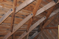 Obr. 14b: Lamelová klenba dle vzoru Friedricha Zollingera