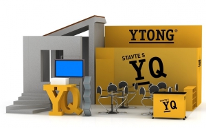 Stánek Ytongu na veletrhu FOR PASIV 2017