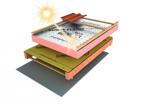 Solární úprava izolačních desek pomáhá redukovat prostup tepla do obytného prostoru. Snižuje tak náklady na chlazení pomocí klimatizace.