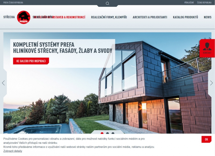 Prefa Alu má nový web