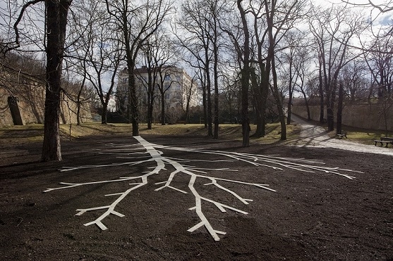 Pomník Maxe van der Stoela od výtvarníka Dominika Langa, foto Pavel Matela
