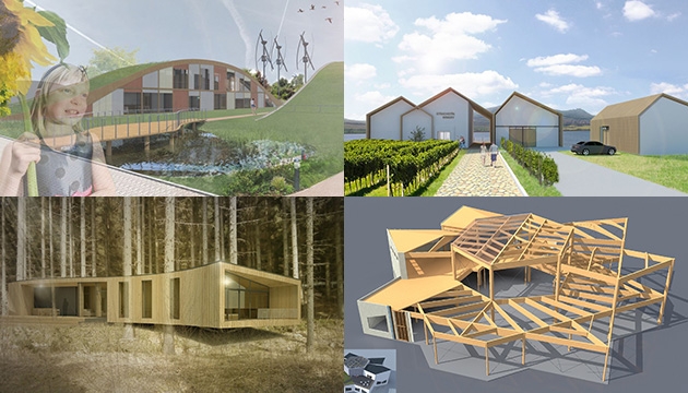 Studentská soutěž Stavby s vůní dřeva