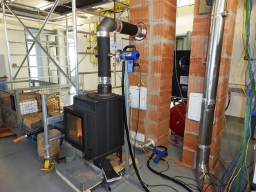 Sestava pro testování, kamna o výkonu 30 kW