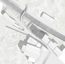 2. místo: Vojtěch Bodlák (Ateliér Mádr – Malošíková) – Proluka u kolejí, Kolín