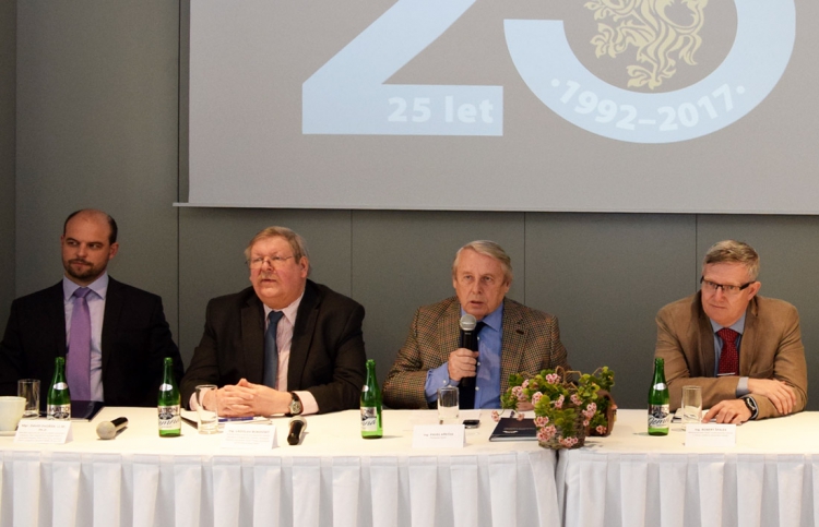 Zleva: David Dvořák, Ladislav Bukovský, Pavel Křeček a Robert Špalek